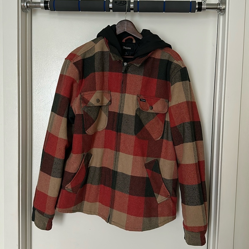 Brixton Flannel Polyester Lined Jacket - image 1